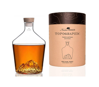 Mont Blanc Alaskan Maker Topographic decantador de whisky