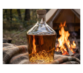 Mont Blanc Alaskan Maker Topographic decantador de whisky 2