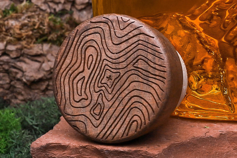 Mont Blanc Alaskan Maker Topographic decantador de whisky