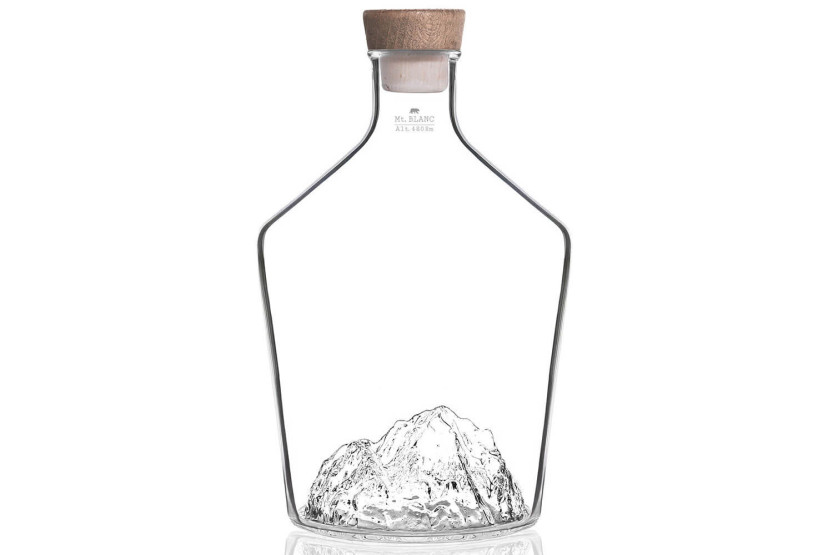 Alaskan Maker Topographic Mont Blanc Spirituosenkaraffe aus Kristallglas