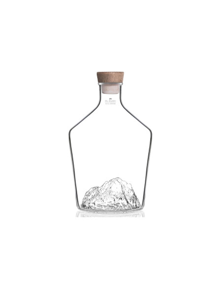 Alaskan Maker Topographic Mont Blanc Caraffa per Distillati in vetro cristallo