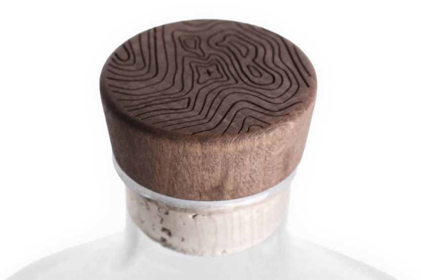 Alaskan Maker Topographic Mont Blanc spritkaraff i kristallglas