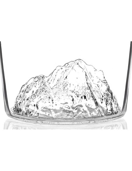 Alaskan Maker Topographic Mont Blanc Caraffa per Distillati in vetro cristallo