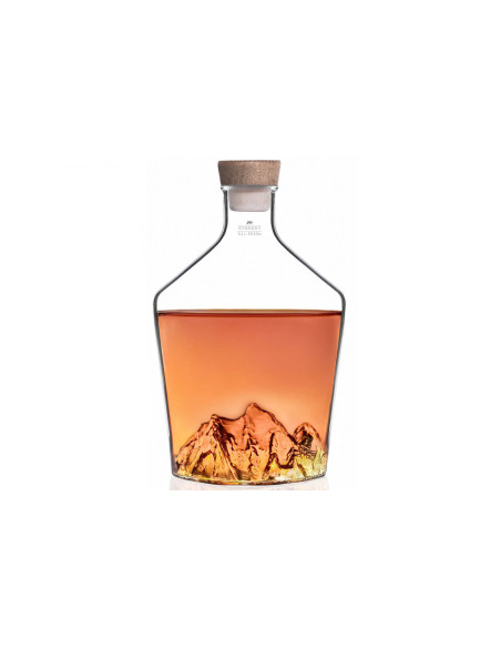Alaskan Maker Topographic Mont Everest Spirituosenkaraffe aus Kristallglas