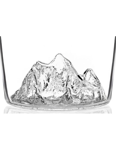 Caraffa per Distillati Alaskan Maker Topographic Mount Everest in vetro cristallino