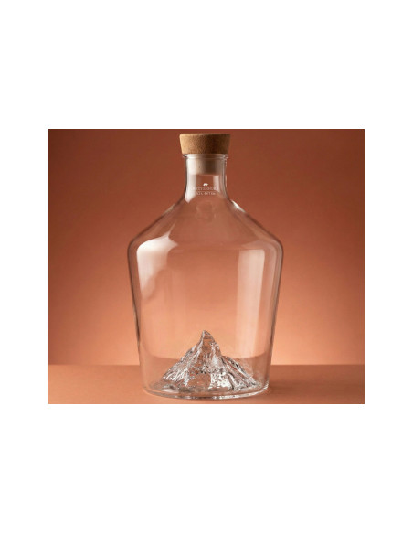 Caraffa per Distillati Alaskan Maker Topographic Mont Cervin in vetro cristallo