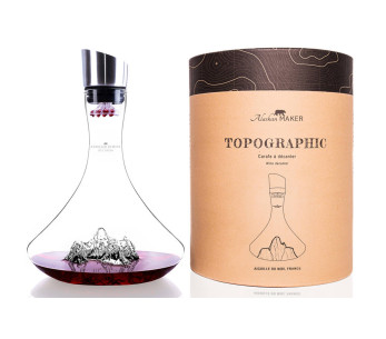 Decantador de vino Topographic Alaskan Maker Aiguille du Midi