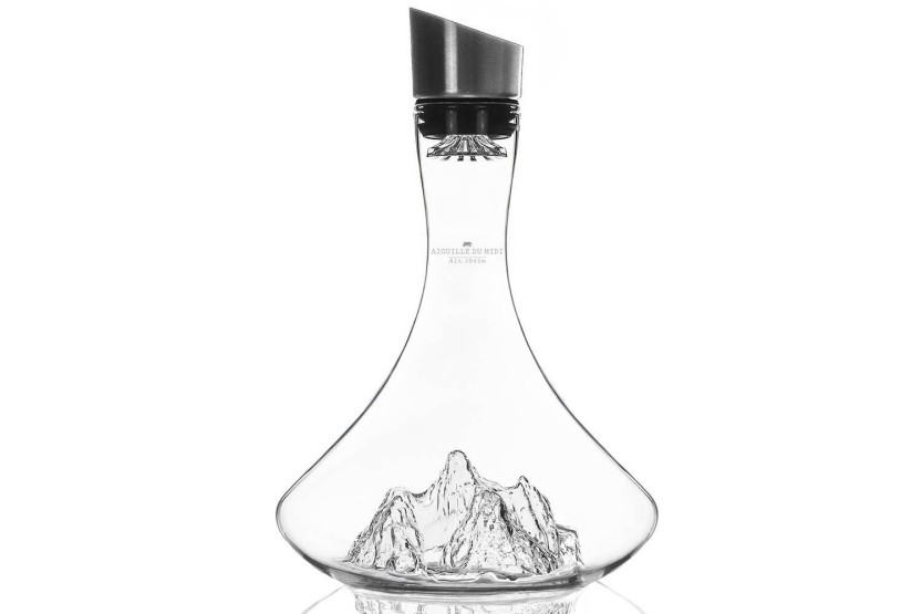 Topographic Alaska Maker Aiguille du Midi wijnkaraf