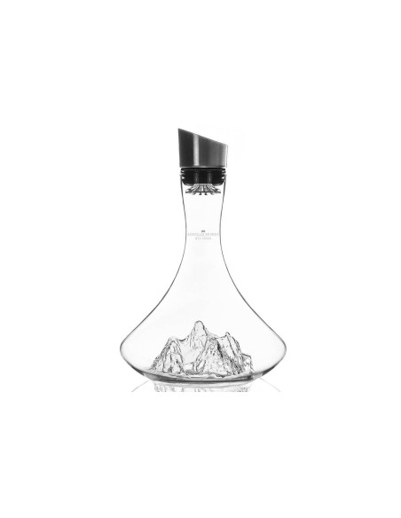 Alaskan Maker Topographic Aiguille du Midi Weinkaraffe aus Kristallglas