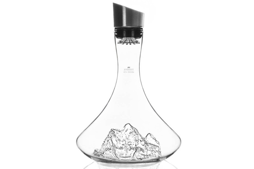 Alaskan Maker Topographic Mount Everest vinkaraff i kristallglas