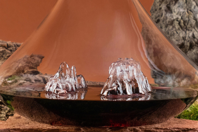 Alaskan Maker Topographic Grand Canyon vinkaraffel i krystalglas