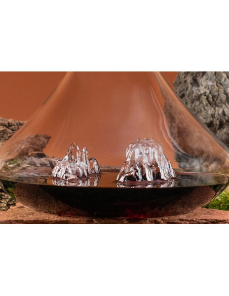 Alaskan Maker Topographic Grand Canyon Weinkaraffe aus Kristallglas