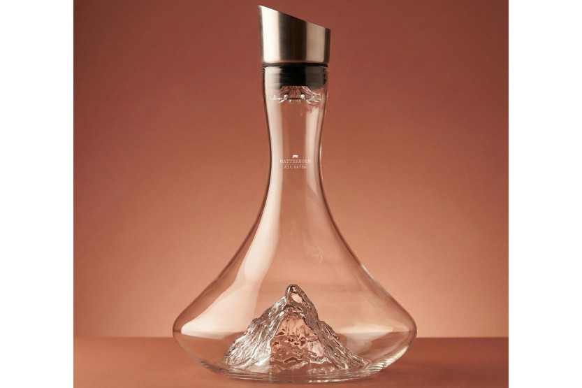Alaskan Maker Topographic Mont Cervin vinkaraffel i krystalglas