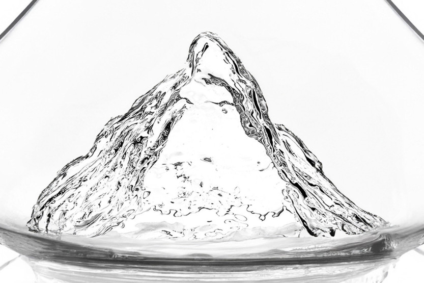 Alaskan Maker Topographic Mont Cervin vinkaraffel i krystalglas