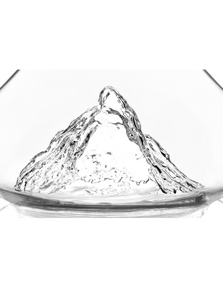 Alaskan Maker Topographic Mont Cervin Weinkaraffe aus Kristallglas