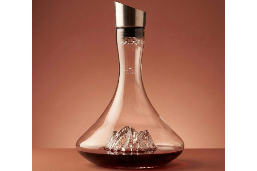 Alaskan Maker Topographic Mont Rosa vinkaraffel i krystalglas