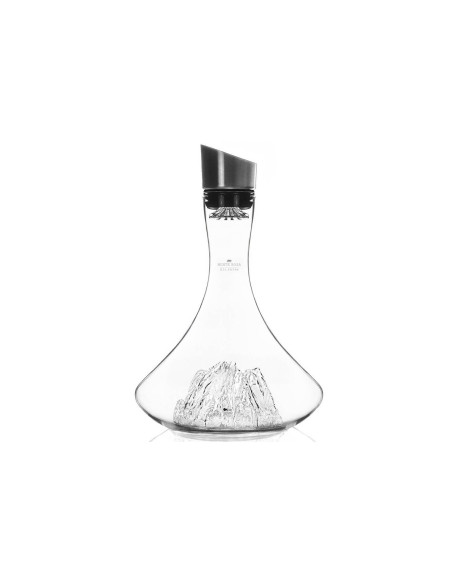 Carafe à vin Alaskan Maker Topographic Mont Rosa en verre cristallin