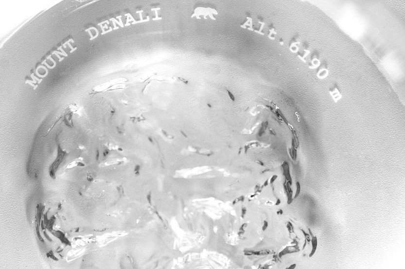 Conjunto de 2 Copos para degustação de cristal para bebidas espirituosas Alaskan Maker Topographic Mount Fuji & Denali