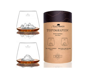 2 kpl Alaskan Maker Topographic Tre Cime & Mont Rosa Aromilasit