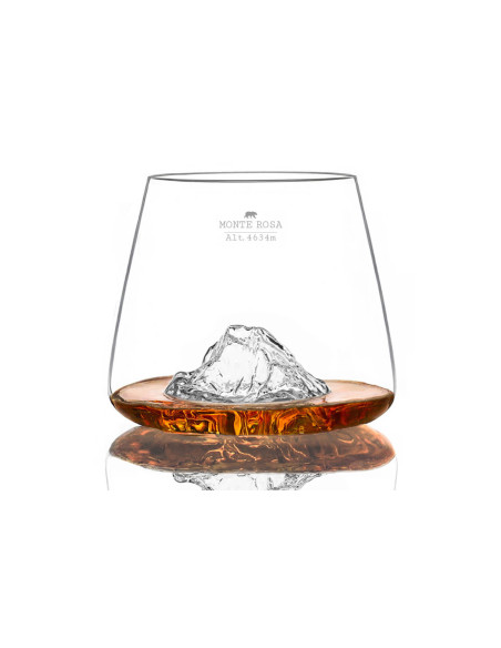 Set de 2 verres à spiritueux Alaskan Maker Topographic Tre Cime & Mont Rosa en verre cristallin