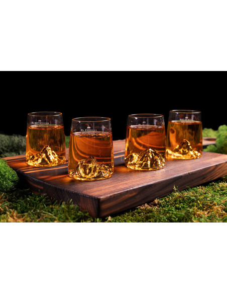 Set di 4 Bicchieri da shot Alaskan Maker Topographic