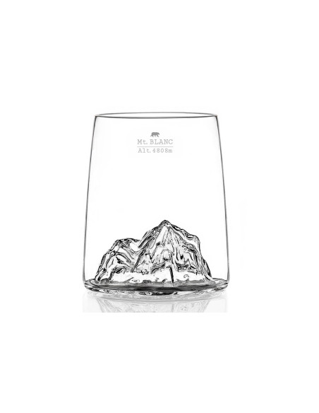 Sæt med 4 Alaskan Maker Topographic krystal Shotglas