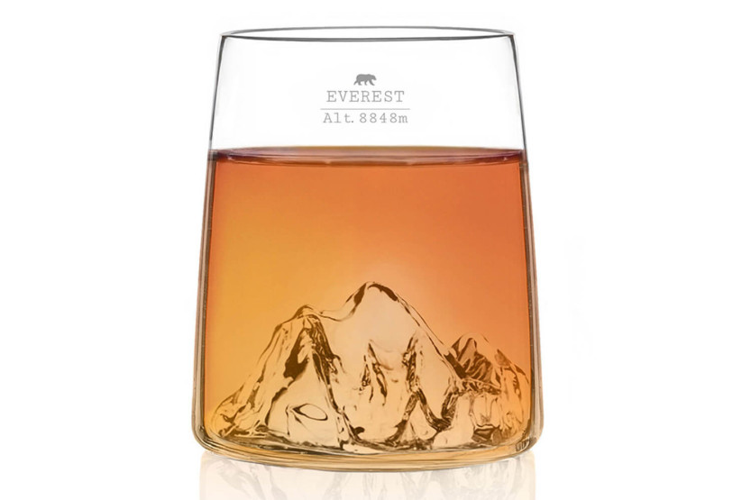 Juego de 4 jarras de cristal Alaskan Maker Topographic
