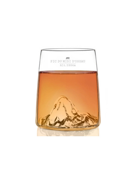 Set om 4 Alaskan Maker Topographic kristall shotglas