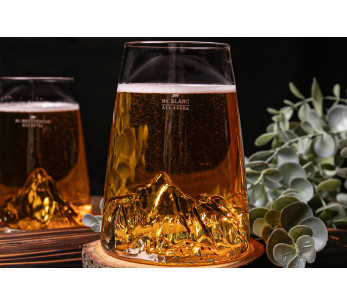 Alaskan Maker Topographic Mont Blanc Vaso para degustación de cristal para bebidas espirituosas 2