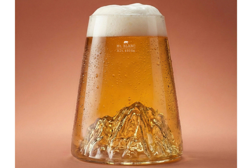 Alaskan Maker Topographic Mont Blanc langt krystal Spiritusglas