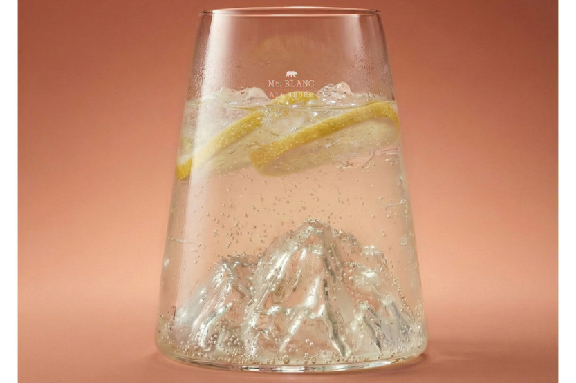 Alaskan Maker Topographic Mont Blanc Vaso para degustación de cristal para bebidas espirituosas