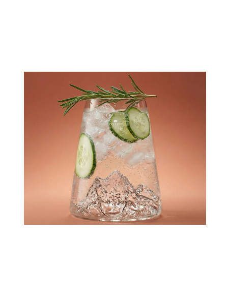 Alaskan Maker Topographic Mount Everest lang critsallin spiritusglas