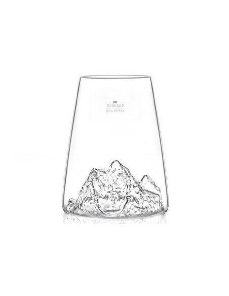 Alaskan Maker Topographic Mount Everest lang critsallin spiritusglas