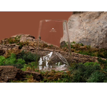 Copo para degustação vidro de cristal longo para bebidas espirituosas Alaskan Maker Topographic Eiger 2