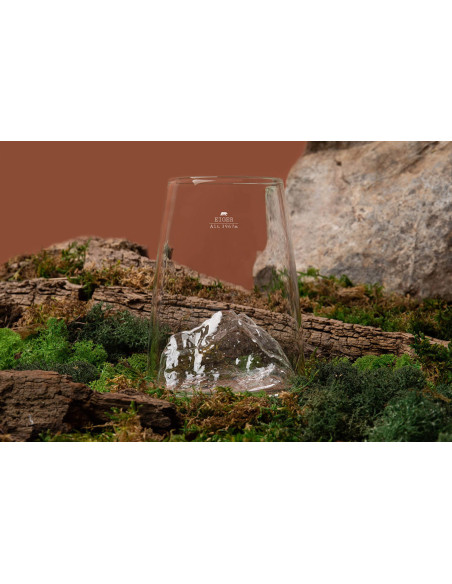 Alaskan Maker Topographic Eiger långt kristall spritglas