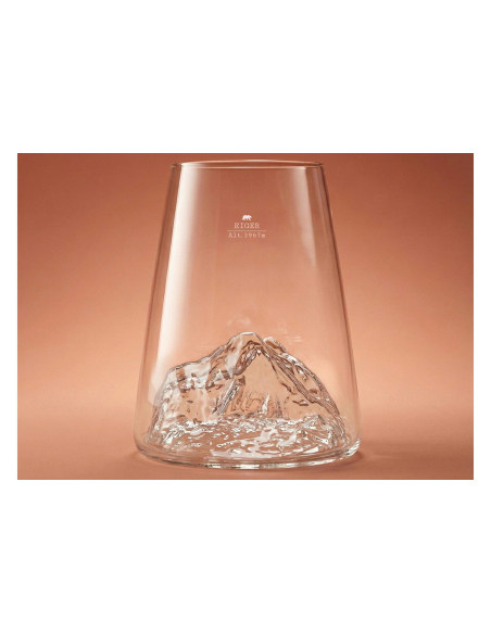 Alaskan Maker Topographic Eiger langt krystal-spiritusglas