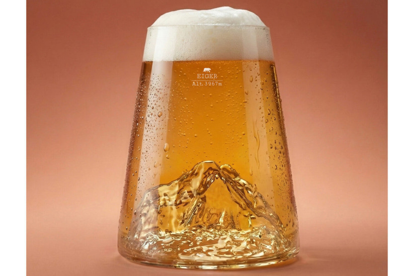 Alaskan Maker Topographic Eiger Vaso para degustación de cristal para bebidas espirituosas