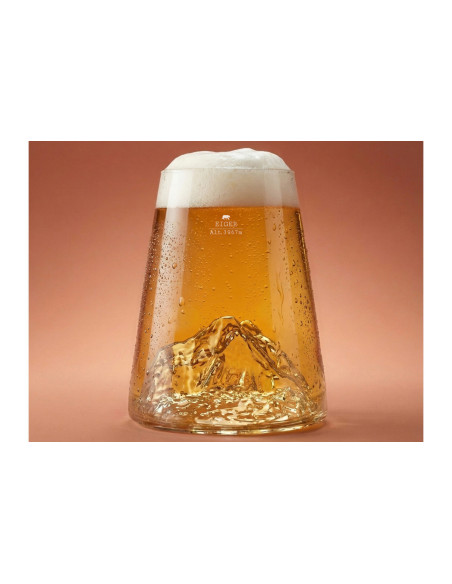 Alaskan Maker Topographic Eiger långt kristall spritglas