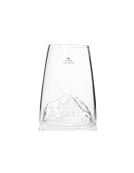 Alaskan Maker Topographic Eiger langt krystal-spiritusglas