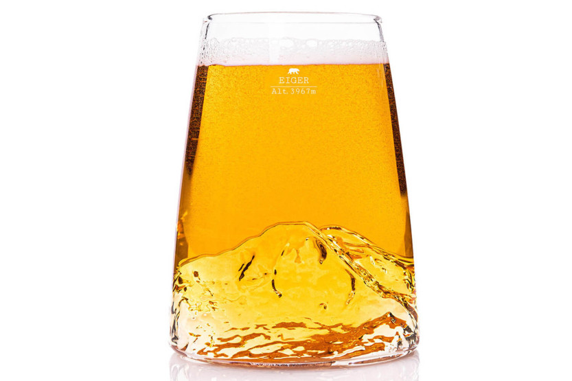 Alaskan Maker Topographic Eiger Vaso para degustación de cristal para bebidas espirituosas