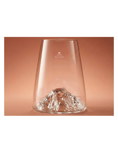 Alaskan Maker Topographic Etna lang kristallen Proefglas