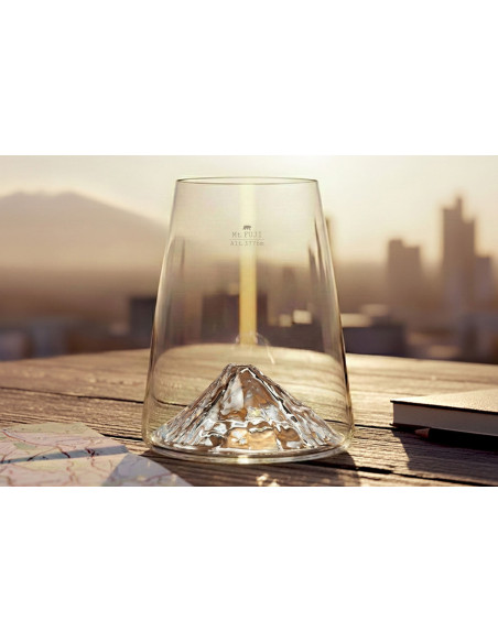 Copo para degustação de cristal para bebidas espirituosas Alaskan Maker Topographic Mont Fuji