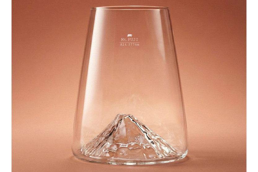 Alaskan Maker Topografisch Mont Fuji lang kristallen Proefglas