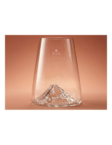 Alaskan Maker Topographic Mont Fuji langt krystal Spiritusglas