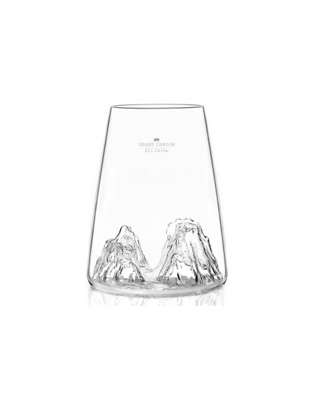 Alaskan Maker Topographic Grand Canyon langt krystal Spiritusglas
