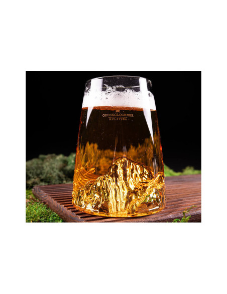 Alaskan Maker Topographic Grossglockner Bicchiere per distillati in cristallo