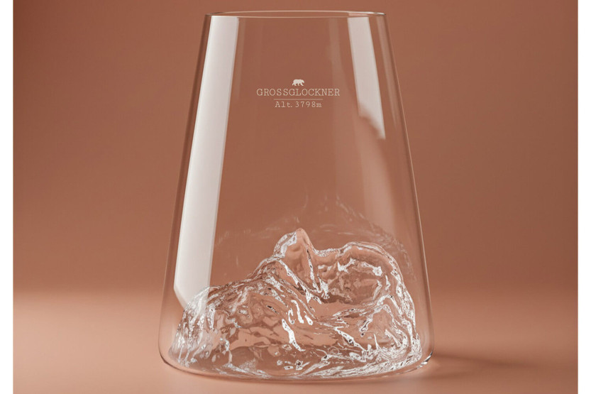 Alaskan Maker Topographic Grossglockner lange kristallen Proefglas