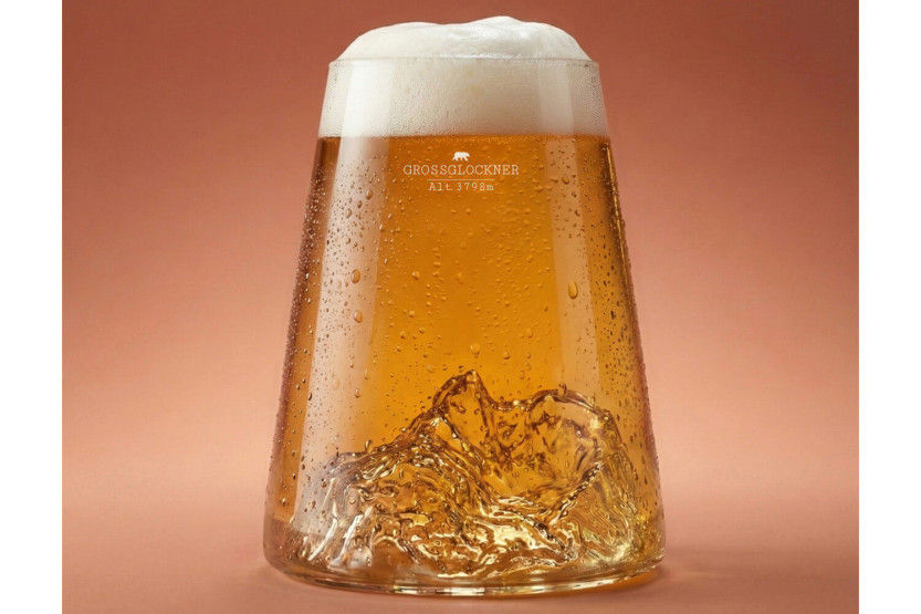 Alaskan Maker Topographic Grossglockner lång kristall spritglas