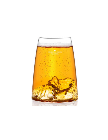 Alaskan Maker Topographic Grossglockner Bicchiere per distillati in cristallo