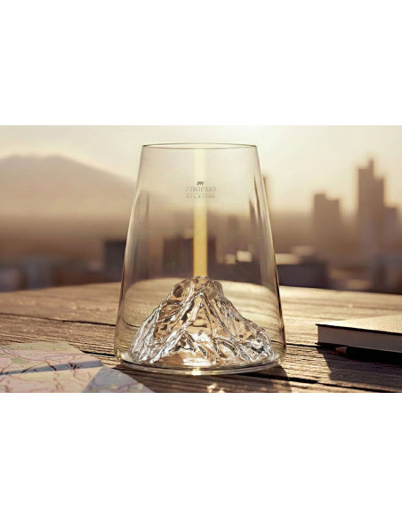 Alaskan Maker Topographic Jungfrau Vaso para degustación de cristal para bebidas espirituosas